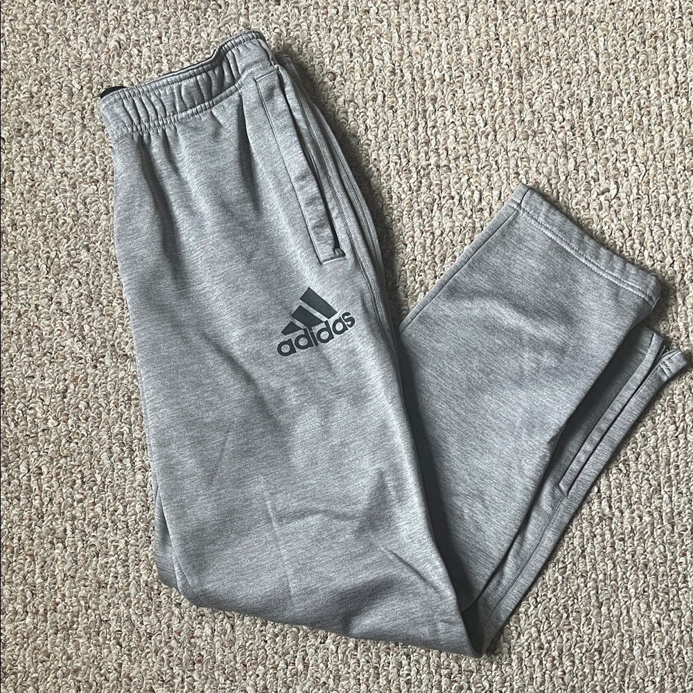 Adidas Heather Gray Joggers